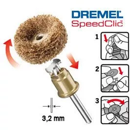 Polissoir abrasif de finition Dremel 511S SpeedClic